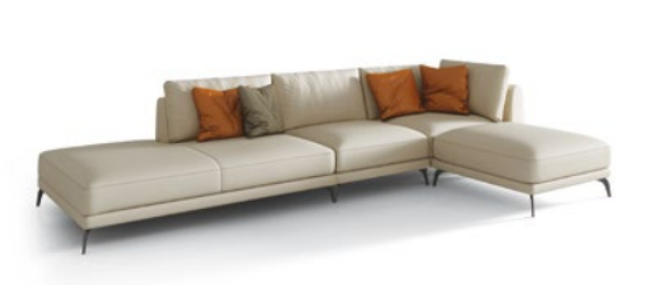 Design Upholstery Couch Living landscape Corner sofa Suite Upholstery Seat Sofa