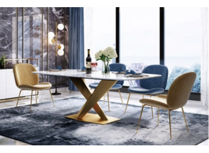 Dining table + 4x Chairs Chair Dining room Set Modern Dining set Table Tables