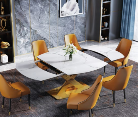 Modern wooden table Dining table Table Wood Tables 120/180cm dining room