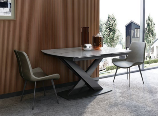 Modern wooden table dining table table wood tables 120/180 cm dining room extendable