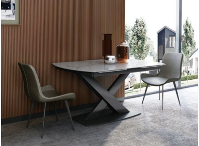 Modern wooden table dining table table wood tables 120/180 cm dining room extendable