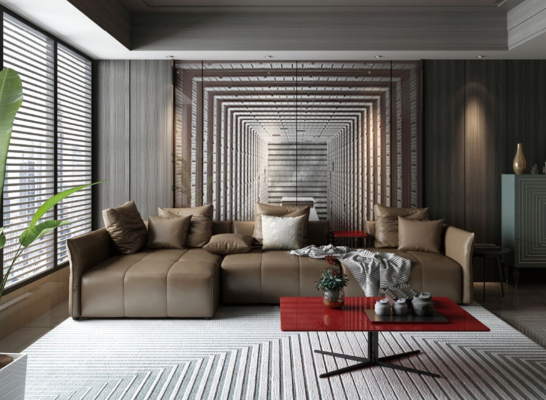 Design Upholstery Couch Living landscape Corner sofa Suite Upholstery Sofa Seat