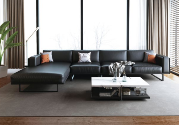 Corner sofa Upholstery Suite Decor Living landscape L-shape Designer Sofa Couch