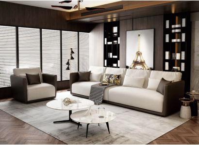 Complete Set Sofa set 4+1 Seat Couch Table Decoration Design Living landscape