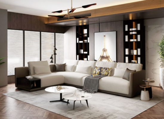 Designer leather sofa Corner sofa Upholstery Corner Couch Seat Corner Decoration L-shape Suite