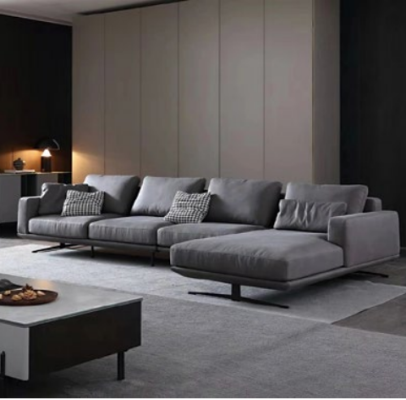 Designer leather sofa Corner sofa Upholstery Corner Couch Decoration Seat Corner L-shape Suite