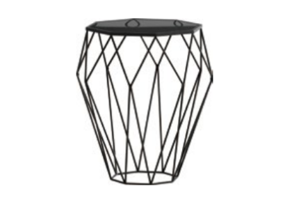 Luxury Metal stainless steel Glass Round Side table Designer Living room