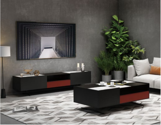 Living room cupboard Sideboard TV cabinet Chest of drawers TV Wardrobe Modern Deco Lowboard