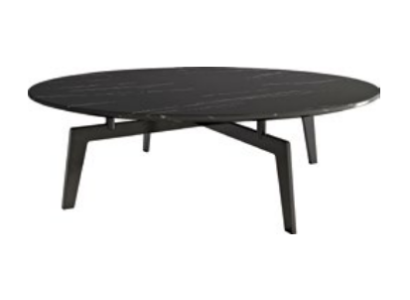 Italian style round designer sofa coffee table side tables round table