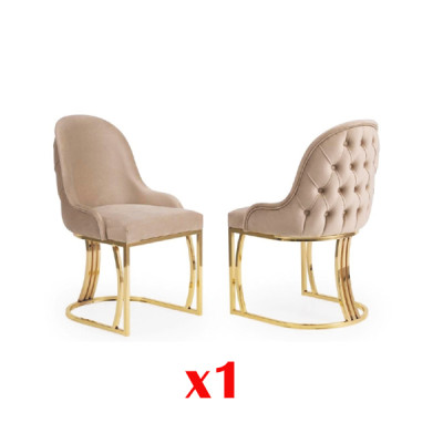 Dining room Chairs Wood Luxury Chair Beige Living room Italian style