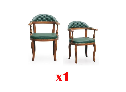 Chesterfield Chair Dining room Design Armchairs Luxury Real wood Chairs