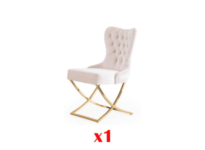 Dining room Chair 1 Seater Armchair stainless steel Luxury Modern Furniture Design