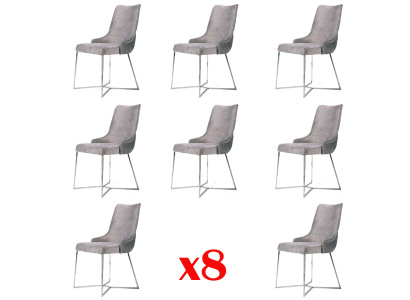 Suite Complete Group Living room 8x Piece new Dining room Chair Set