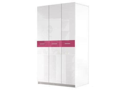 Youth room Childrens room Wardrobe Clothes cupboards Pink Cabinets Modern Furniture