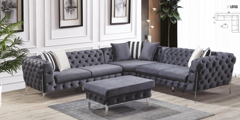 Corner sofa Couch Corner suite Couches Sofa Chesterfield Living landscape