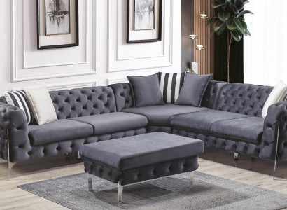 Corner sofa Couch Corner suite Couches Sofa Chesterfield Living landscape