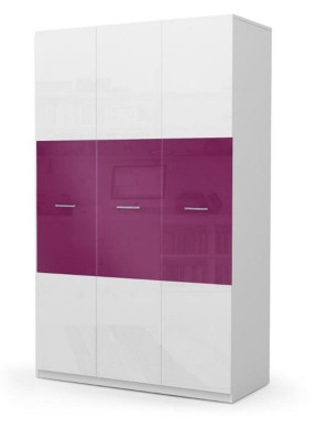 Purple Wardrobe Cabinets Wardrobe Wood High Gloss Clothes cabinets Childrens room