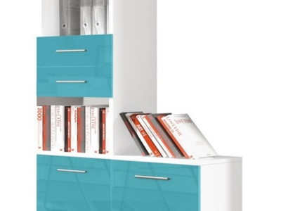 Wardrobe for Youth Room Shelf Bookcase Furniture Turkis Shelf Bookshelf 1 piece