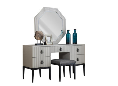 Dressing table with Mirror Gray Bedroom Design Konsol Stool new Dressing table with Mirror Gray Bedroom Design Konsol Stool new