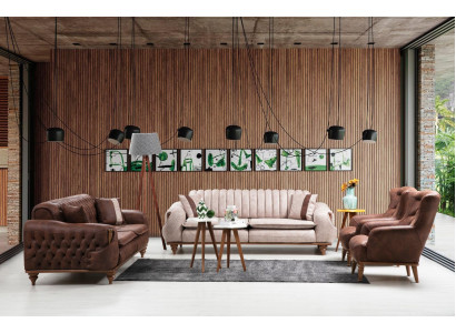 Chesterfield Sofa set Couch Seat Cushion Sofa Couches Furniture Fabric Textile