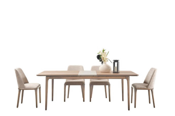 Luxury Design Upholstery Chair Chairs Seat Dining room Wood Textile Armchair Real wood