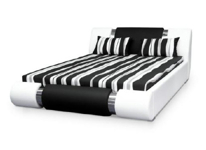 Lit Cuir Cadre Du en 140/160/180x200cm Capitonné Design Double Made IN Eu