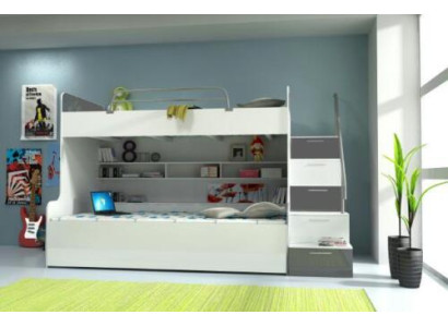 Double bunk bed Bunk bed Double bed Youth Bed Beds Loft Beds Furniture Immediately
