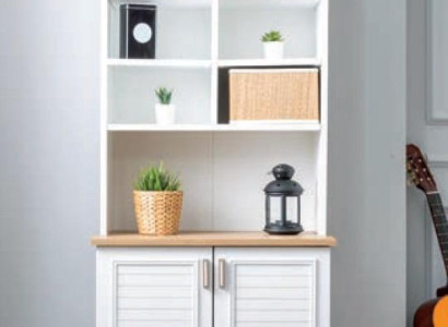 Bookshelf White Shelf Wardrobe Wood for Childrens room Youth Room Furniture new