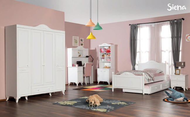 Wardrobe Wardrobe Classic Cabinets Furniture Wood for Bedroom White new
