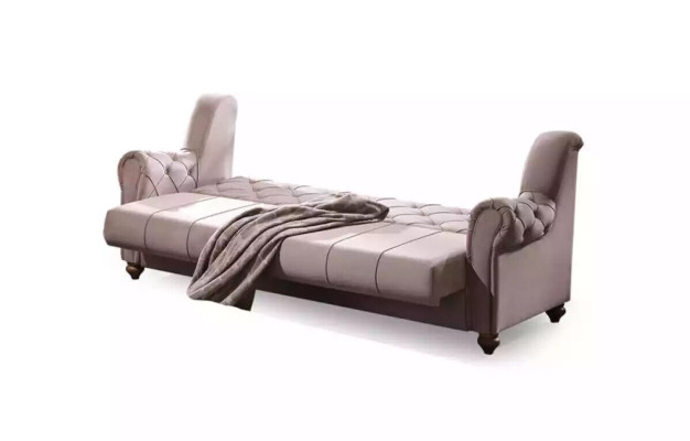 Classic Living room Suite 3+1 Couch Seat Sofa Upholstery new Beige