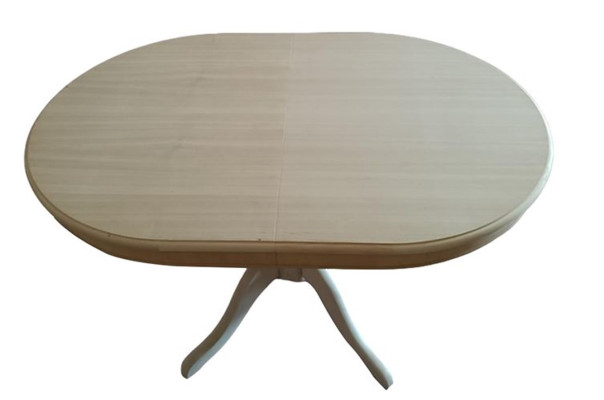 Round Dining table Dining room Tables Living room Round Table 135 x 91 cm Wood Furniture