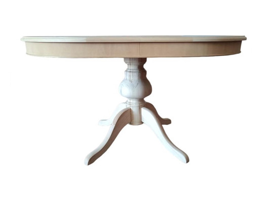 Round Dining table Dining room Tables Living room Round Table 135 x 91 cm Wood Furniture