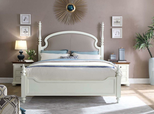 Bed Bedside table 3tlg.Bedroom Set Design Modern Luxury Beds Group Wood new