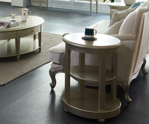 Side table Table Couch Wood Sofa Side Designer Furniture Round