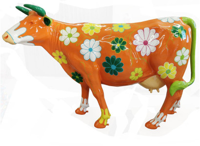 Designer Abstract Modern Figure Cow Sculpture Statue New Decorative Garden Sculptures