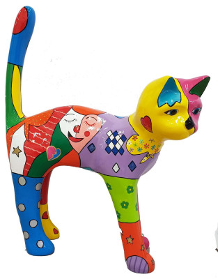 Designer Abstract Modern Figure Figures Decoration Cat Sculptures Decoration
