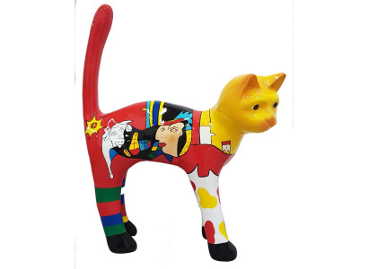 Designer Abstract Figure Modern Figures Decoration Cat Sculptures Decoration