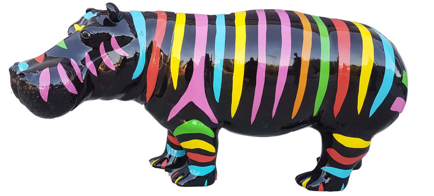 Designer Abstract Figure Modern Figures Decoration Hippo Garden Sculptures