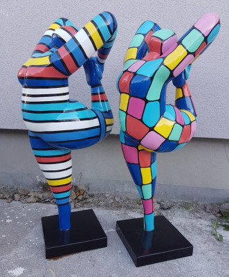 Designer Abstract Figures Modern Decorations Figures Woman Sculpture Sculptures