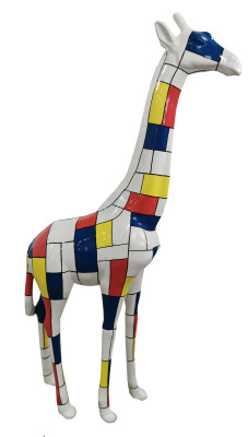 Designer Figures Modern Decorations Garden Giraffe Statue Sculpture Sculptures