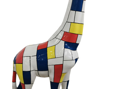 Designer Figures Modern Decorations Garden Giraffe Statue Sculpture Sculptures
