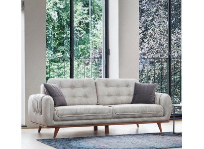Gray Couch Sofa Living room Couches Upholstery Furniture Three Seater Sofas