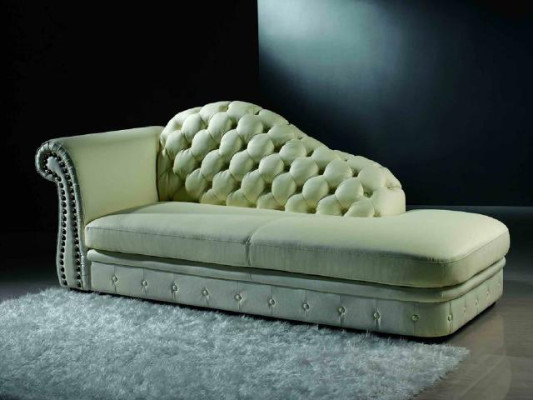 Chaise lounge Chesterfield lounger chaise sofa lounge seat loungers 230cm