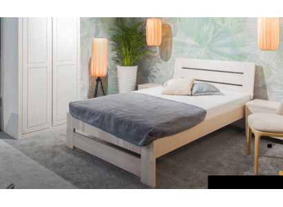 Bedroom Set Bed 2x Bedside table Wardrobe 4-piece. Wooden Wardrobe Cabinets
