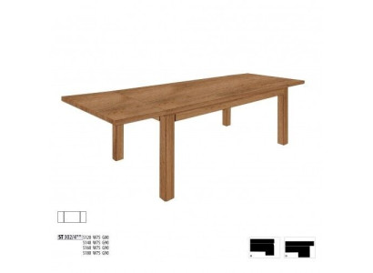 Real Wood Solid Table 180x90cm Dining room Tables Oak solid wood table Furniture