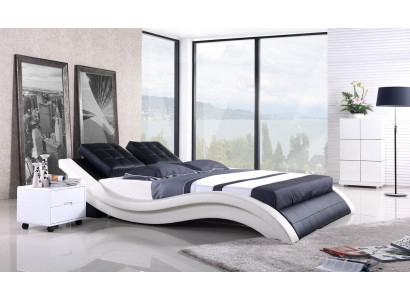 Design Beds Double Hotel Frame Sleep Room Leather Luxury Modern