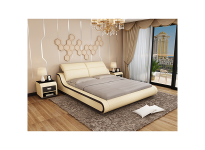 Bed Upholstery Decorative Design Luxury Double Hotel Beds 180x200cm Sleep Room