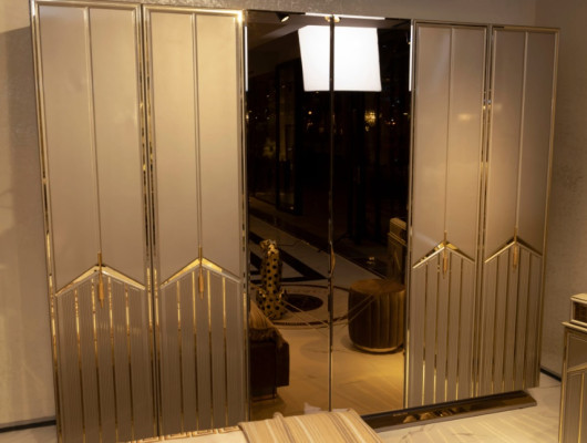 Wardrobe Luxury Wardrobe Furniture Modern Bedroom Cabinets Wood Metal