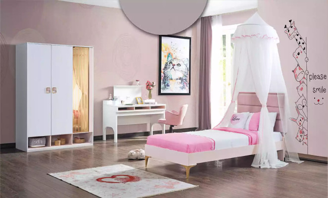 Childrens bed Bedroom Design Luxury pink Furniture Wood youth room