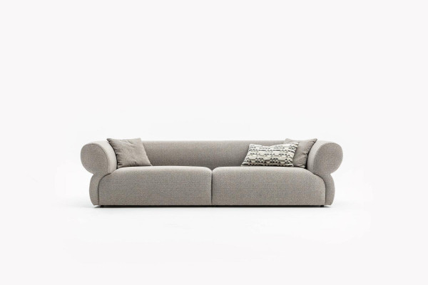 Sofa 3 Seater Beige Sofa Luxury Living room Modern Design Upholstery Fabric new